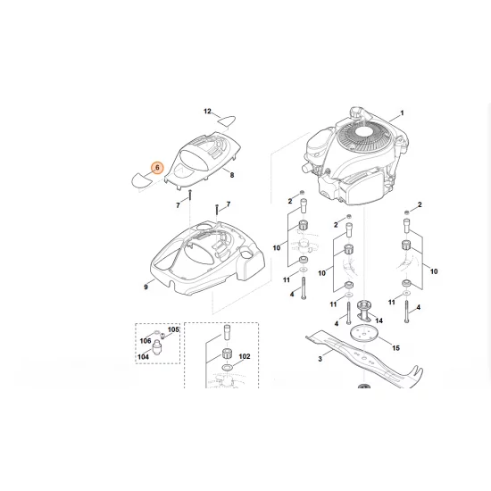 STIHL  Oznaczenie typu MB 655 G 6375 967 3801